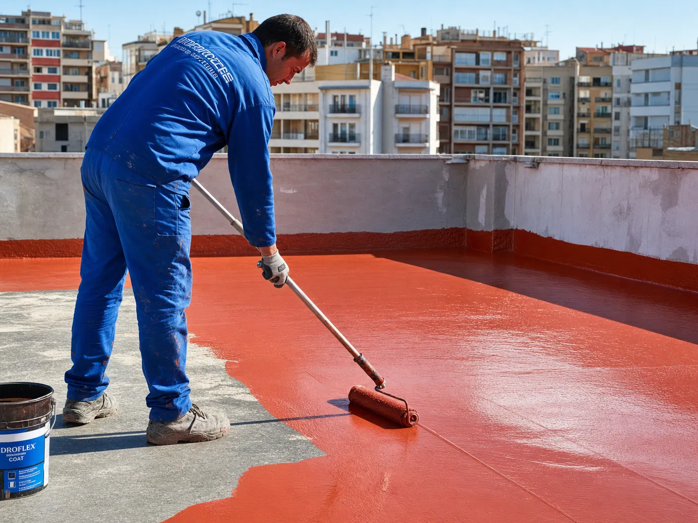 Impermeabilización profesional de una terraza